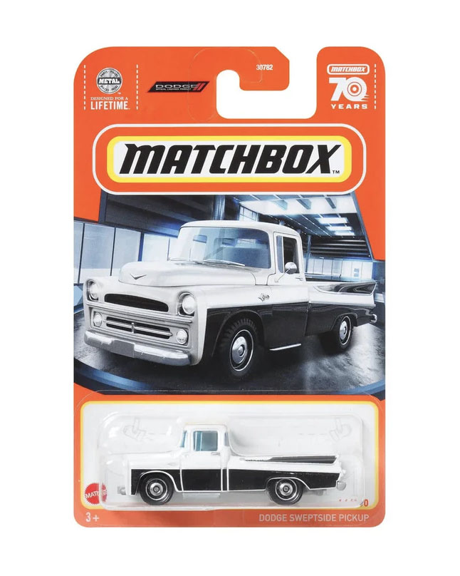 Matchbox Dodge Sweptside Diecast Car