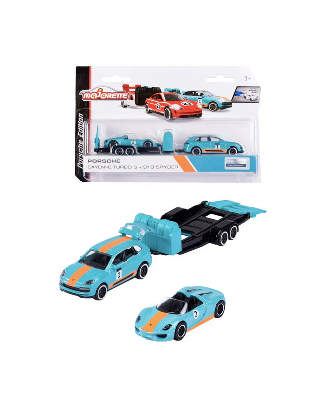 Porsche Cayenne with Trailer Majorette