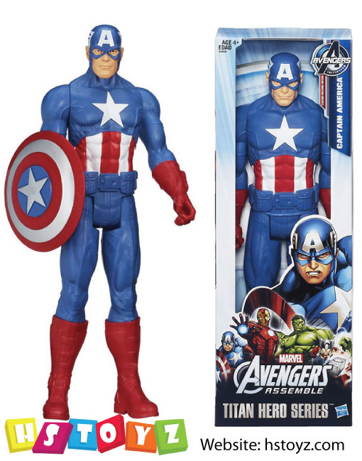 Captain-America-12-inches-Hasbro-Figure.jpg Captain America 12 inches Action Figure- Hasbro - Image 1